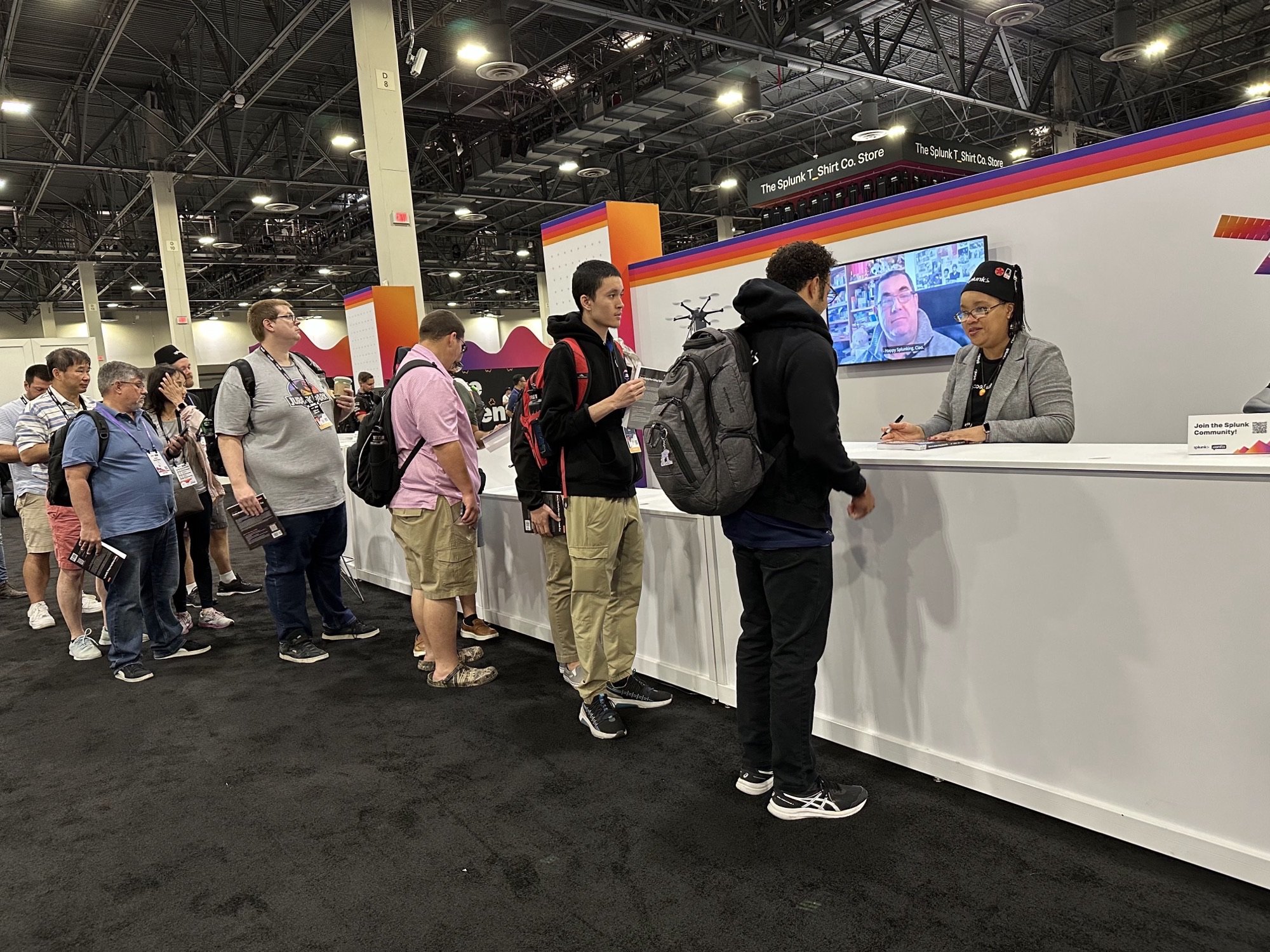Nadine Shillingford, Ph.D. Splunk book signing