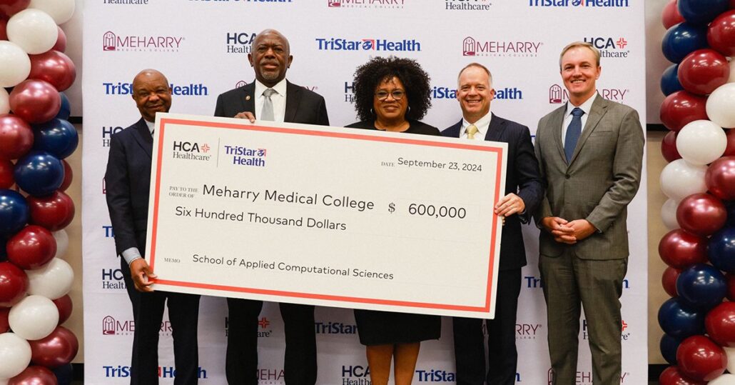 HCA Meharry partnership check presentation
