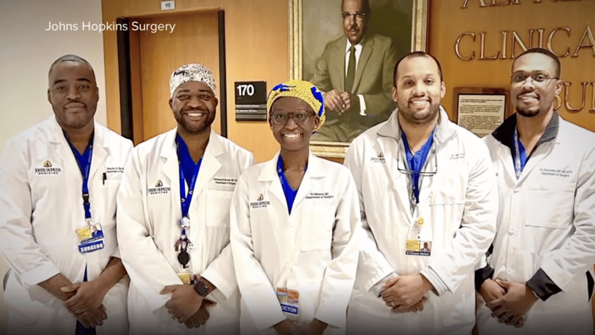 A group of doctors posing for a photo.